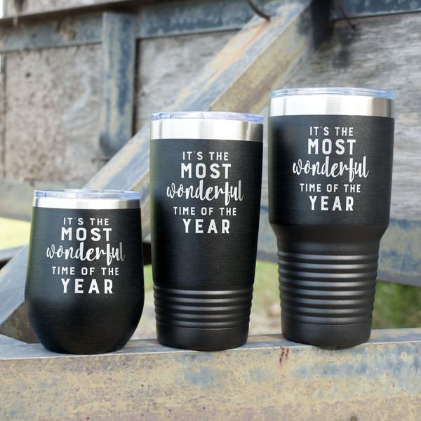 Christmas Quotes and Sayings Polar Camel Tumblers - Group Shot