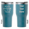 Christmas Quotes and Sayings RTIC Tumbler - Dark Teal - Double Sided - Front & Back