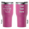 Christmas Quotes and Sayings RTIC Tumbler - Magenta - Double Sided - Front & Back
