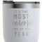 Christmas Quotes and Sayings RTIC Tumbler - White - Close Up