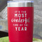 Christmas Quotes and Sayings Red Polar Camel Tumbler - 20oz - Close Up