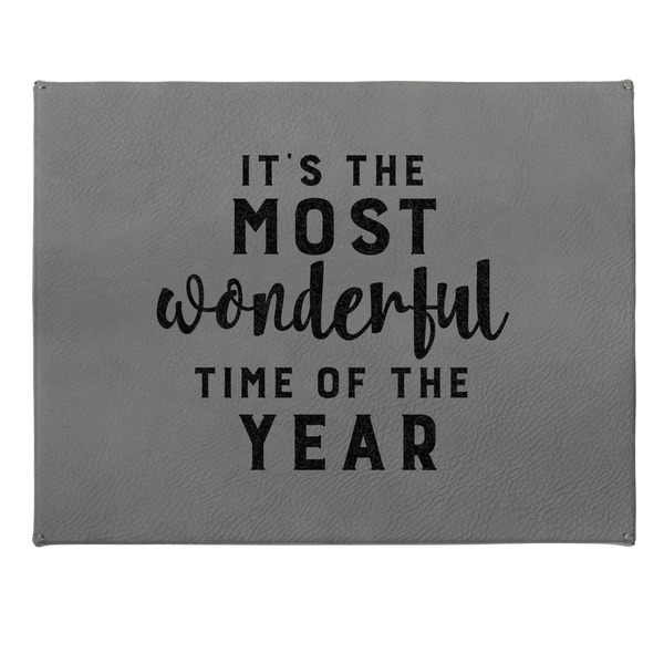 Christmas Quotes and Sayings Small Engraved Gift Box with Leather Lid - Approval