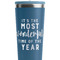 Christmas Quotes and Sayings Steel Blue RTIC Everyday Tumbler - 28 oz. - Close Up
