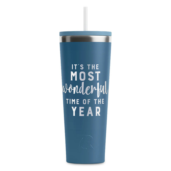 Custom Christmas Quotes and Sayings RTIC Everyday Tumbler with Straw - 28oz