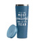 Christmas Quotes and Sayings Steel Blue RTIC Everyday Tumbler - 28 oz. - Lid Off