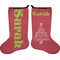 Christmas Quotes and Sayings Holiday Stocking - Double-Sided - Neoprene