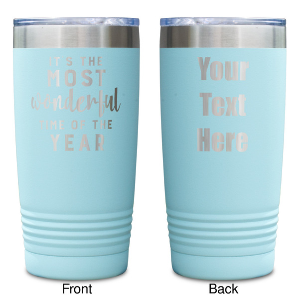 Christmas Quotes and Sayings Teal Polar Camel Tumbler - 20oz -Double Sided - Approval