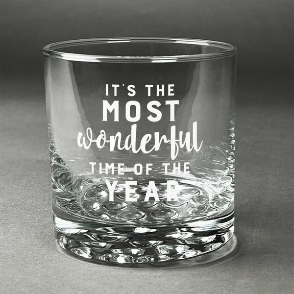 Custom Christmas Quotes and Sayings Whiskey Glass - Engraved