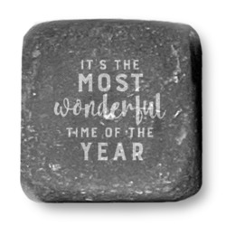 Christmas Quotes and Sayings Whiskey Stone Set - Set of 3