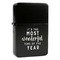 Christmas Quotes and Sayings Windproof Lighters - Black - Front/Main