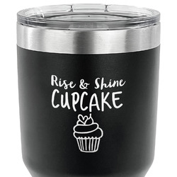 Cute Quotes and Sayings 30 oz Stainless Steel Tumbler - Black - Double Sided