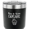 Cute Quotes and Sayings 30 oz Stainless Steel Ringneck Tumbler - Black - CLOSE UP