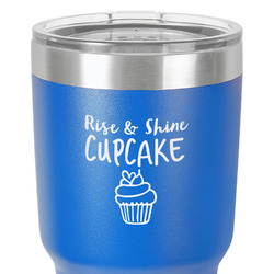 Cute Quotes and Sayings 30 oz Stainless Steel Tumbler - Royal Blue - Single-Sided