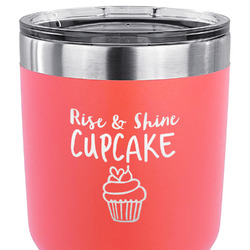 Cute Quotes and Sayings 30 oz Stainless Steel Tumbler - Coral - Double Sided
