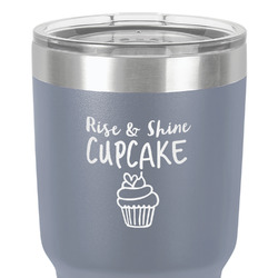 Cute Quotes and Sayings 30 oz Stainless Steel Tumbler - Grey - Single-Sided