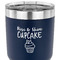 Cute Quotes and Sayings 30 oz Stainless Steel Ringneck Tumbler - Navy - CLOSE UP