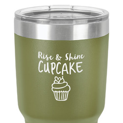 Cute Quotes and Sayings 30 oz Stainless Steel Tumbler - Olive - Single-Sided