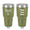 Cute Quotes and Sayings 30 oz Stainless Steel Tumbler - Olive - Double-Sided
