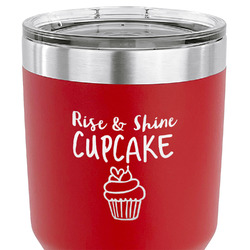 Cute Quotes and Sayings 30 oz Stainless Steel Tumbler - Red - Double Sided