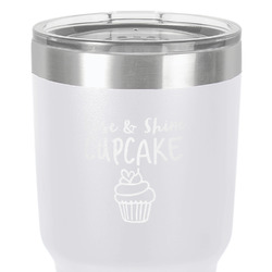 Cute Quotes and Sayings 30 oz Stainless Steel Tumbler - White - Single-Sided
