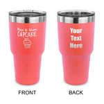 Cute Quotes and Sayings 30 oz Stainless Steel Tumbler - Coral - Double Sided