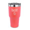 Cute Quotes and Sayings 30 oz Stainless Steel Ringneck Tumblers - Coral - FRONT