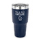 Cute Quotes and Sayings 30 oz Stainless Steel Ringneck Tumblers - Navy - FRONT