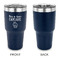 Cute Quotes and Sayings 30 oz Stainless Steel Ringneck Tumblers - Navy - Single Sided - APPROVAL