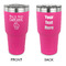 Cute Quotes and Sayings 30 oz Stainless Steel Ringneck Tumblers - Pink - Double Sided - APPROVAL