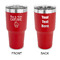 Cute Quotes and Sayings 30 oz Stainless Steel Tumbler - Red - Double Sided