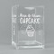 Cute Quotes and Sayings Acrylic Pen Holder - Angled View