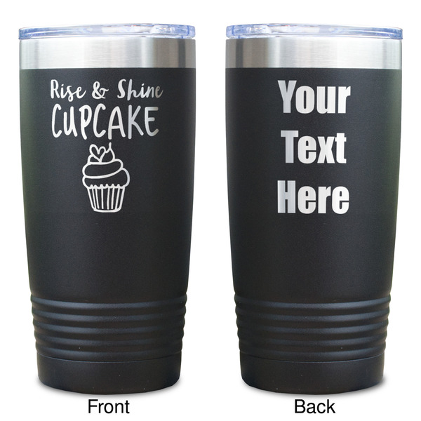Cute Quotes and Sayings Black Polar Camel Tumbler - 20oz - Double Sided  - Approval