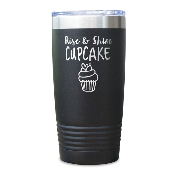 Cute Quotes and Sayings Black Polar Camel Tumbler - 20oz - Single Sided - Approval