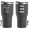 Cute Quotes and Sayings Black RTIC Tumbler - Front and Back
