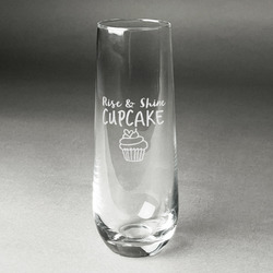 Cute Quotes and Sayings Champagne Flute - Stemless Engraved