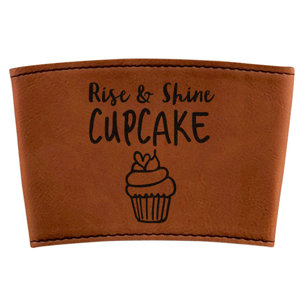 Custom Cute Quotes and Sayings Leatherette Cup Sleeve