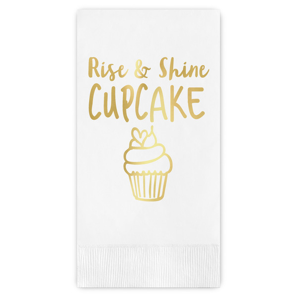 Custom Cute Quotes and Sayings Guest Napkins - Foil Stamped