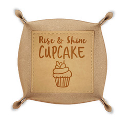 Cute Quotes and Sayings Genuine Leather Dice Tray