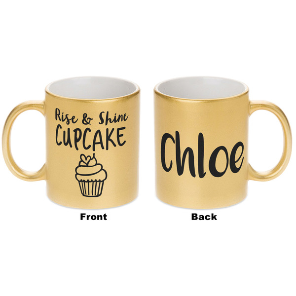 Cute Quotes and Sayings Gold Mug - Apvl