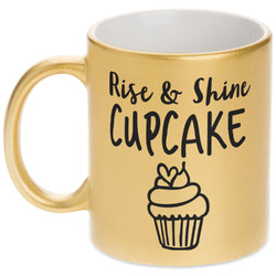 Cute Quotes and Sayings Metallic Mug