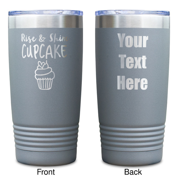 Cute Quotes and Sayings Gray Polar Camel Tumbler - 20oz - Double Sided - Approval