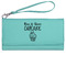 Cute Quotes and Sayings Ladies Wallet - Leather - Teal - Front View