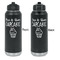 Cute Quotes and Sayings Laser Engraved Water Bottles - Front & Back Engraving - Front & Back View