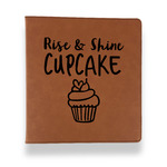 Cute Quotes and Sayings Leather Binder - 1" - Rawhide