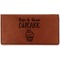 Cute Quotes and Sayings Leather Checkbook Holder - Main
