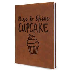 Cute Quotes and Sayings Leather Sketchbook