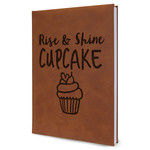 Cute Quotes and Sayings Leather Sketchbook - Large - Single Sided
