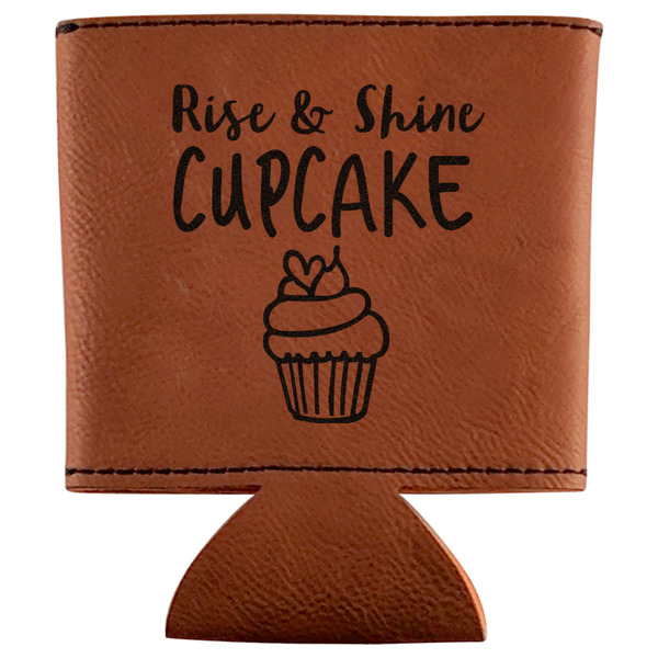 Custom Cute Quotes and Sayings Leatherette Can Sleeve