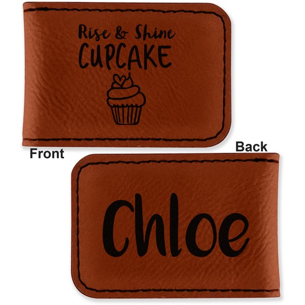 Cute Quotes and Sayings Leatherette Magnetic Money Clip - Front and Back
