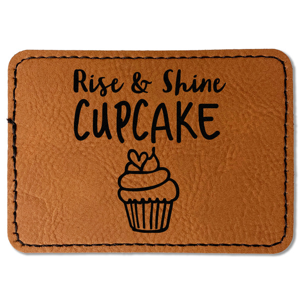 Custom Cute Quotes and Sayings Faux Leather Iron On Patch - Rectangle